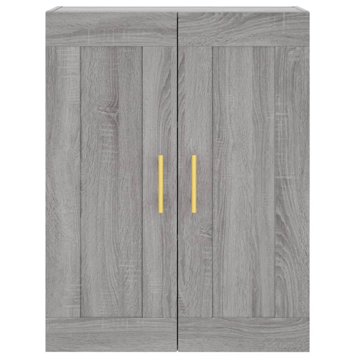 vidaXL Ντουλάπι Γκρι Sonoma 69,5 x 34 x 180 εκ. Επεξεργασμένο Ξύλο