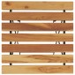 vidaXL Τραπέζι Bistro Πτυσσόμ. 55x54x71 εκ. Μασίφ Ξύλο Teak & Ατσάλι