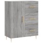 vidaXL Ντουλάπι Γκρι Sonoma 69,5 x 34 x 180 εκ. Επεξεργασμένο Ξύλο