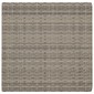 vidaXL Τραπέζι Bistro Πτυσσόμενο Γκρι 55x54x71 εκ. από Συνθετικό Ρατάν