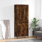 vidaXL Ντουλάπι Καπνιστή Δρυς 69,5x34x180 εκ. από Επεξεργασμένο Ξύλο