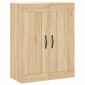 vidaXL Ντουλάπι Sonoma δρυς 69,5 x 34 x 180 εκ. από Επεξεργασμένο Ξύλο