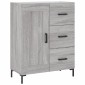 vidaXL Ντουλάπι Γκρι Sonoma 69,5 x 34 x 180 εκ. Επεξεργασμένο Ξύλο