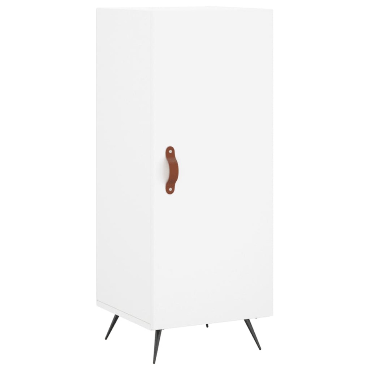 vidaXL Ντουλάπι Λευκός 34,5 x 34 x 180 εκ. από Επεξεργασμένο Ξύλο