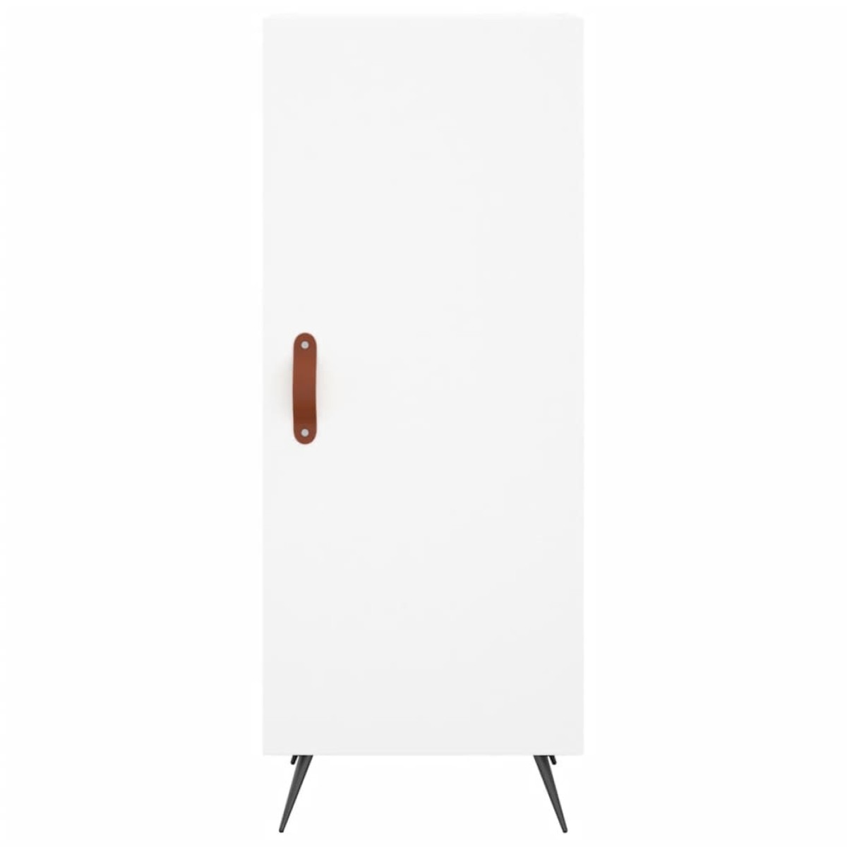 vidaXL Ντουλάπι Λευκός 34,5 x 34 x 180 εκ. από Επεξεργασμένο Ξύλο