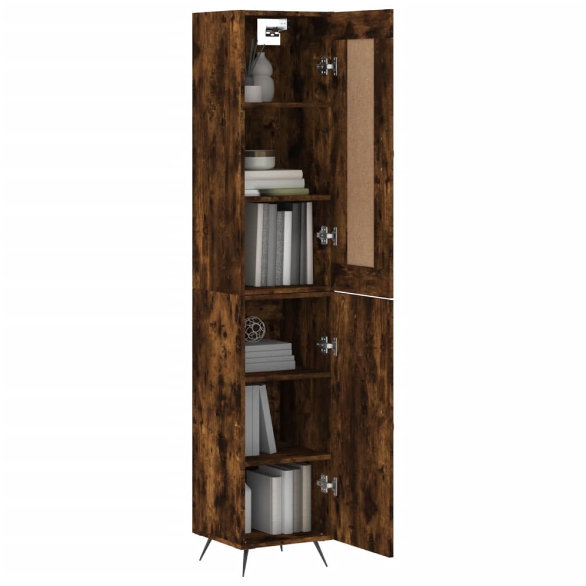 vidaXL Ντουλάπι Καπνιστή δρυς 34,5x34x180 εκ. από Επεξεργασμένο Ξύλο