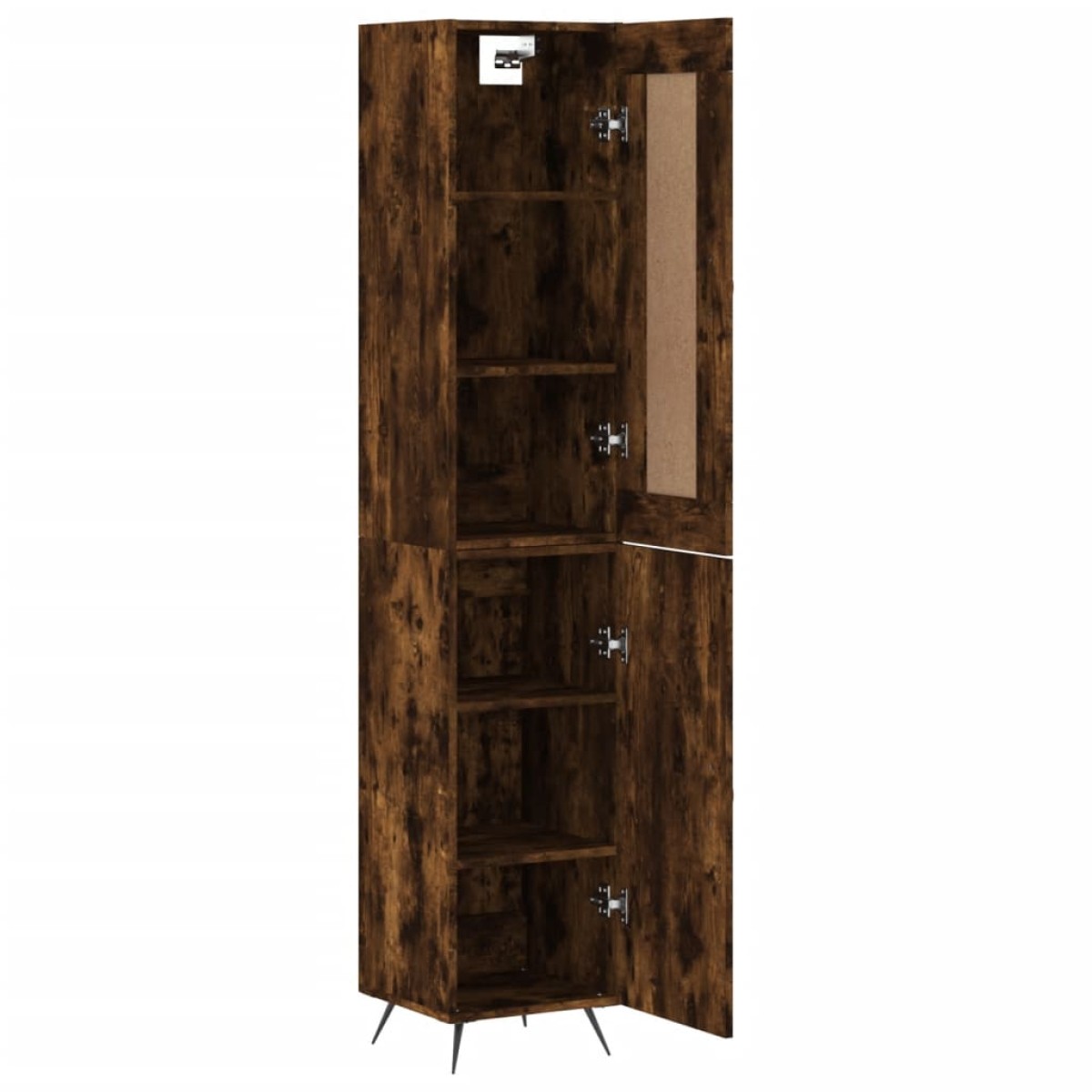 vidaXL Ντουλάπι Καπνιστή δρυς 34,5x34x180 εκ. από Επεξεργασμένο Ξύλο