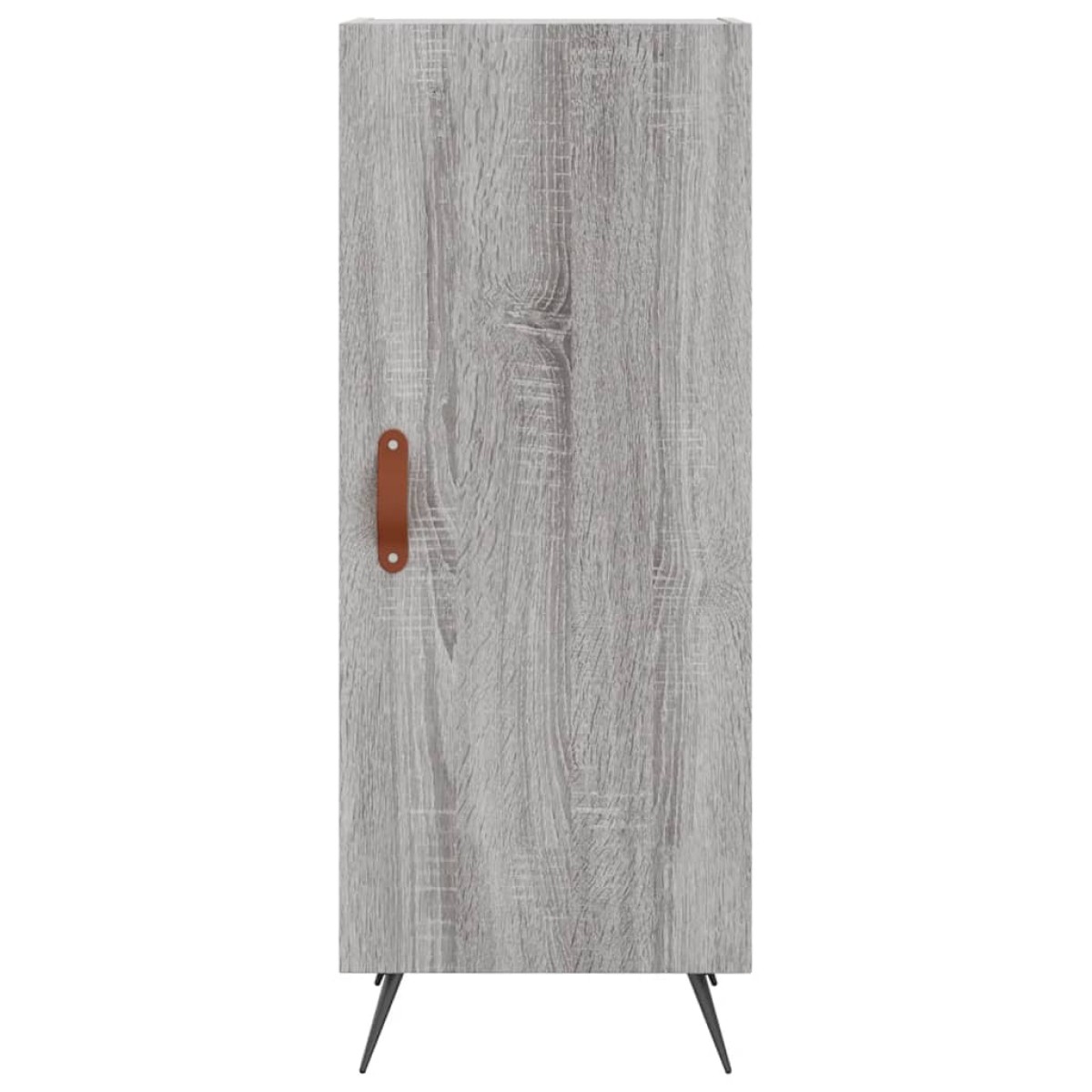 vidaXL Μπουφές Sonoma Γκρι 34,5 x 34 x 180 εκ. από Επεξεργασμένο Ξύλο