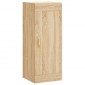 vidaXL Μπουφές Sonoma δρυς 34,5 x 34 x 180 εκ. από Επεξεργασμένο Ξύλο