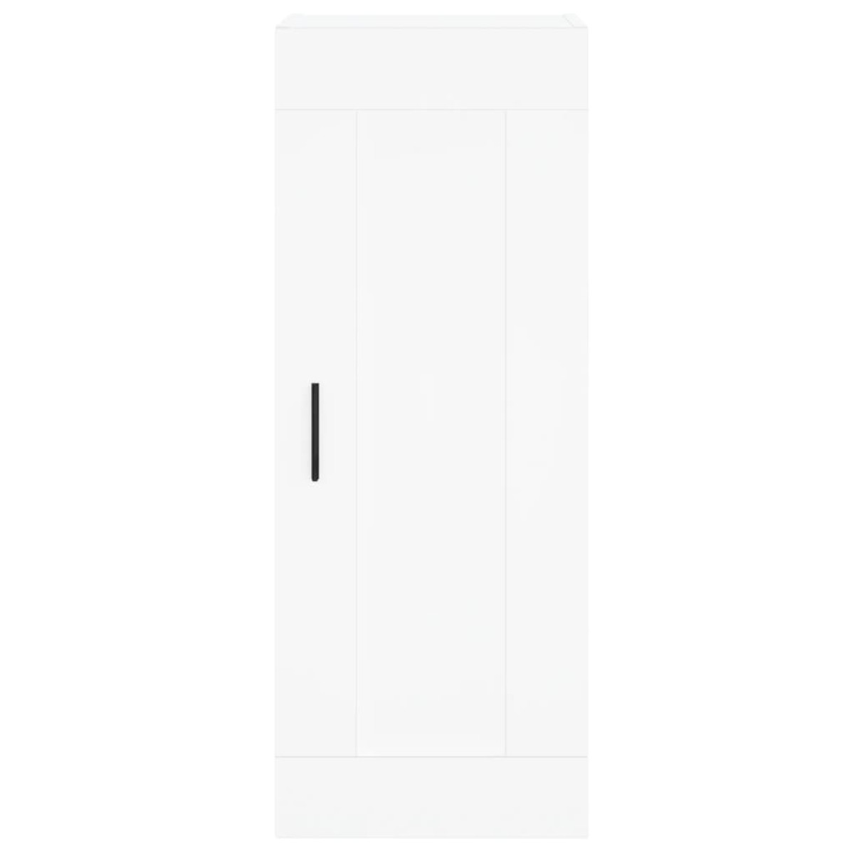 vidaXL Ντουλάπι Λευκός 34,5 x 34 x 180 εκ. από Επεξεργασμένο Ξύλο