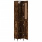 vidaXL Ντουλάπι Καπνιστή δρυς 34,5x34x180 εκ. από Επεξεργασμένο Ξύλο
