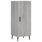vidaXL Μπουφές Sonoma Γκρι 34,5 x 34 x 180 εκ. από Επεξεργασμένο Ξύλο
