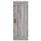 vidaXL Μπουφές Sonoma Γκρι 34,5 x 34 x 180 εκ. από Επεξεργασμένο Ξύλο