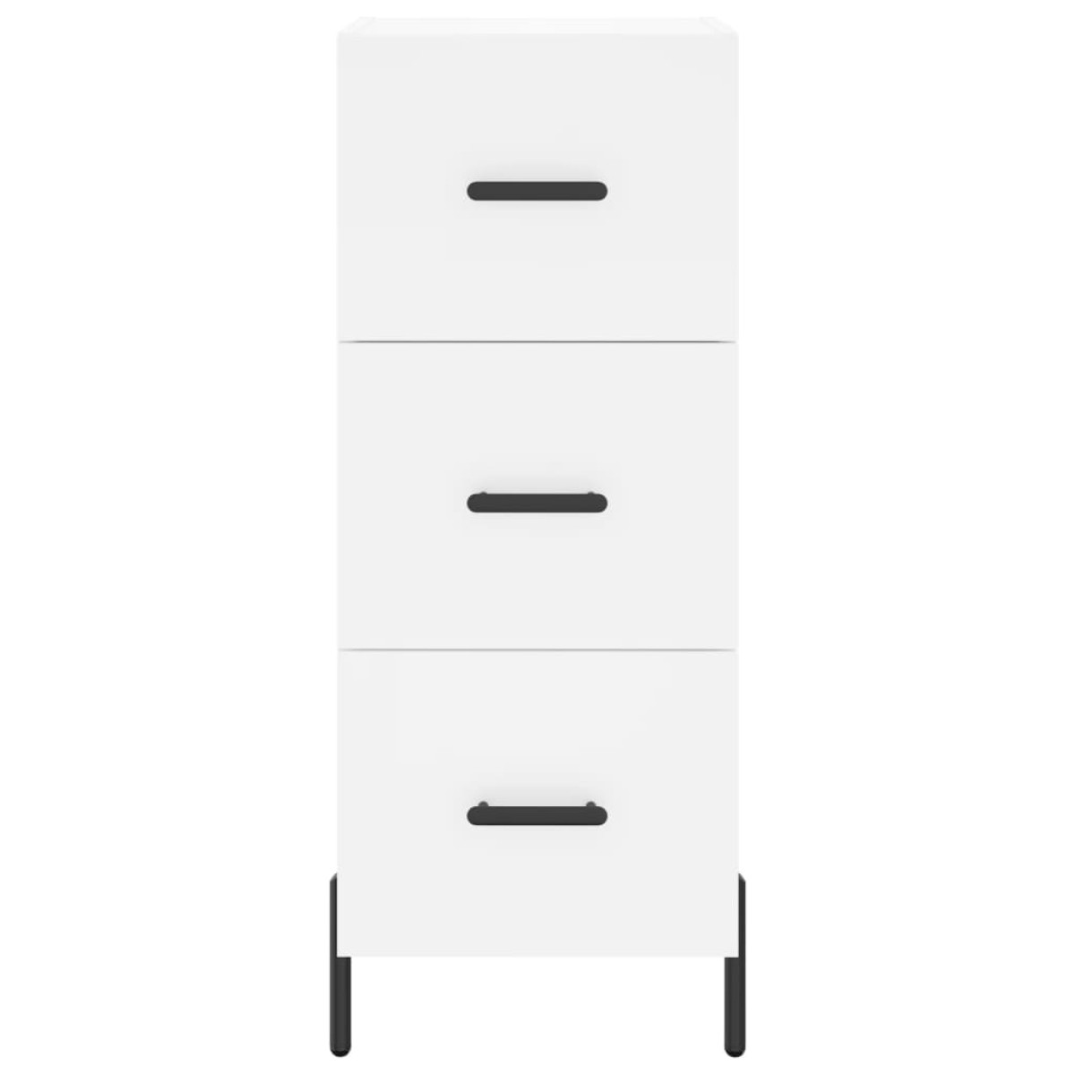 vidaXL Ντουλάπι Λευκός 34,5 x 34 x 180 εκ. από Επεξεργασμένο Ξύλο