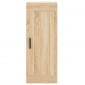vidaXL Μπουφές Sonoma δρυς 34,5 x 34 x 180 εκ. από Επεξεργασμένο Ξύλο