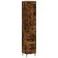 vidaXL Ντουλάπι Καπνιστή δρυς 34,5x34x180 εκ. από Επεξεργασμένο Ξύλο