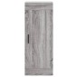vidaXL Μπουφές Sonoma Γκρι 34,5 x 34 x 180 εκ. από Επεξεργασμένο Ξύλο