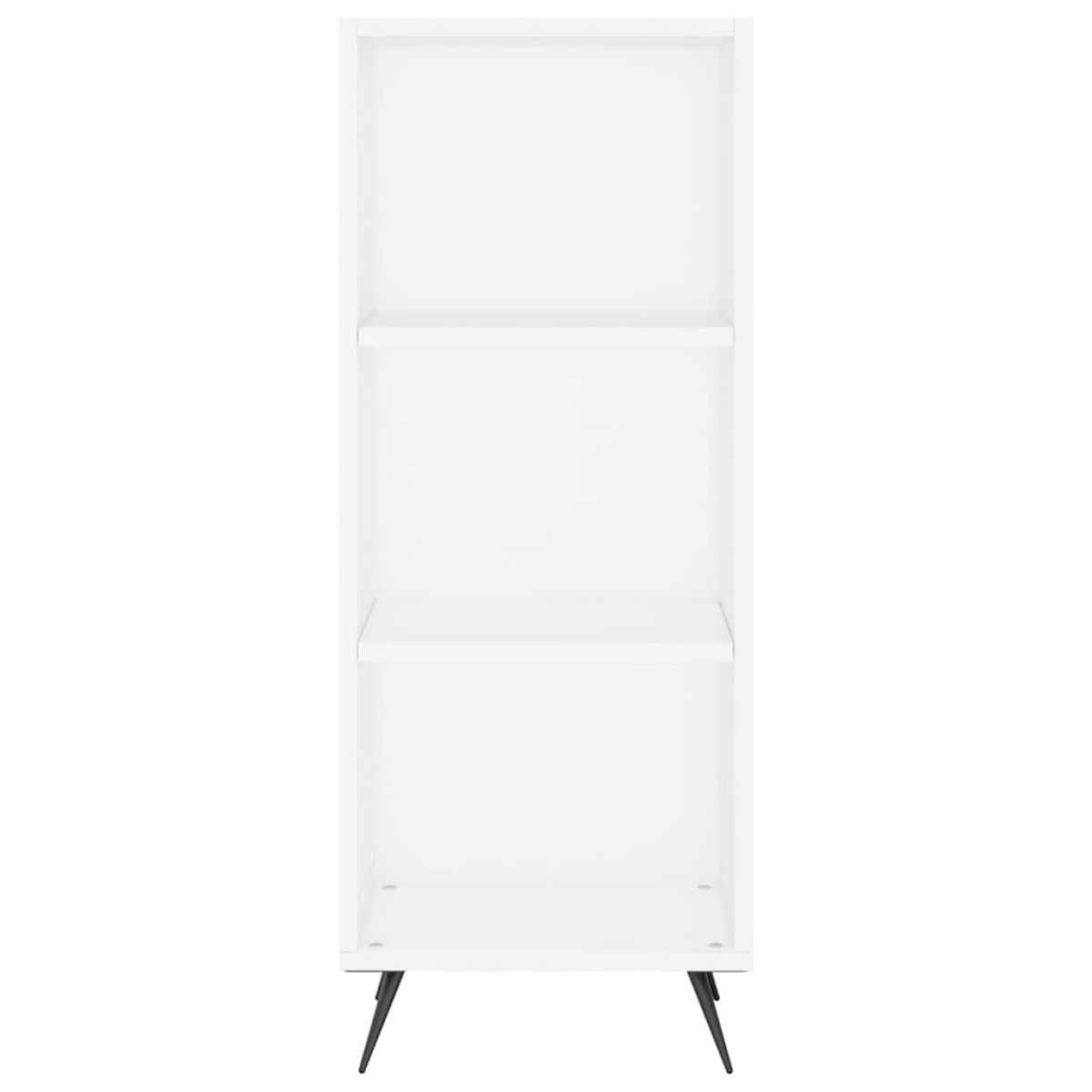 vidaXL Ντουλάπι Λευκός 34,5 x 34 x 180 εκ. από Επεξεργασμένο Ξύλο