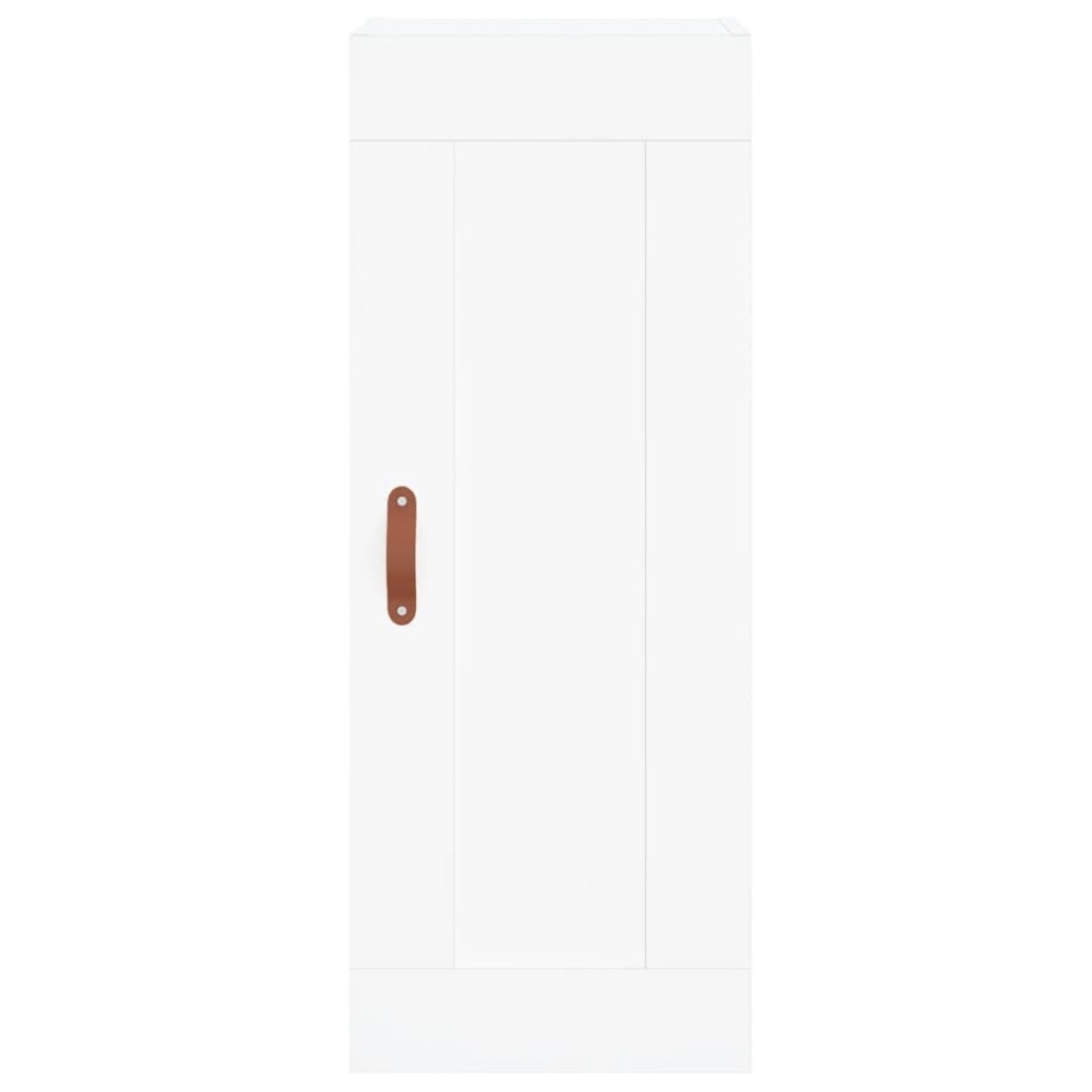vidaXL Ντουλάπι Λευκός 34,5 x 34 x 180 εκ. από Επεξεργασμένο Ξύλο