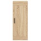 vidaXL Μπουφές Sonoma δρυς 34,5 x 34 x 180 εκ. από Επεξεργασμένο Ξύλο