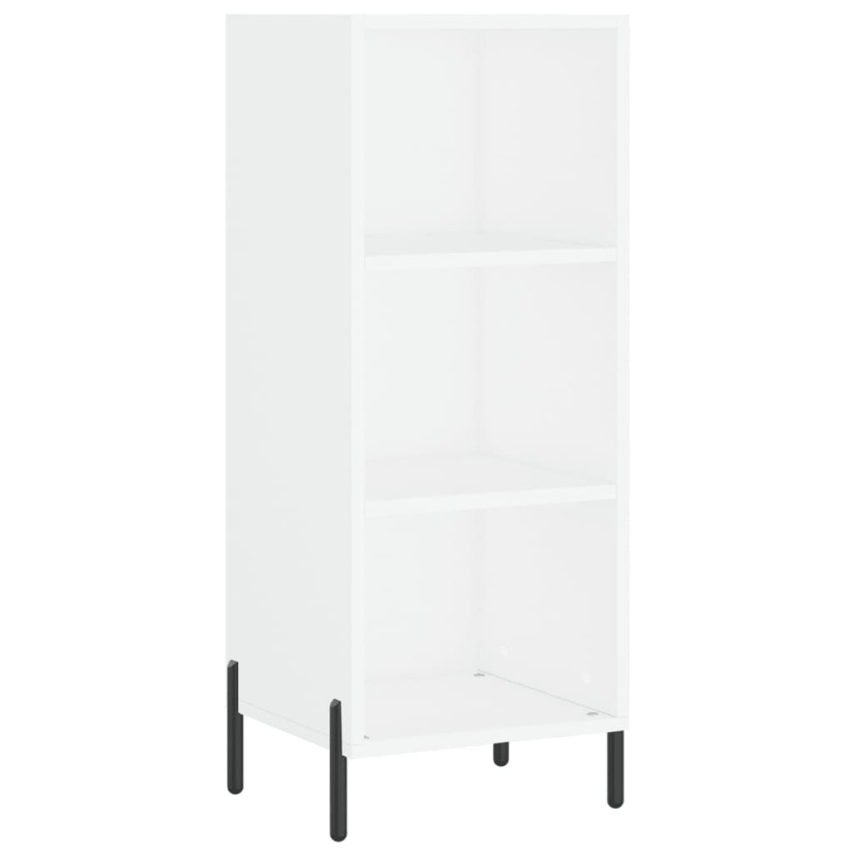 vidaXL Ντουλάπι Λευκός 34,5 x 34 x 180 εκ. από Επεξεργασμένο Ξύλο
