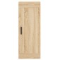 vidaXL Μπουφές Sonoma δρυς 34,5 x 34 x 180 εκ. από Επεξεργασμένο Ξύλο