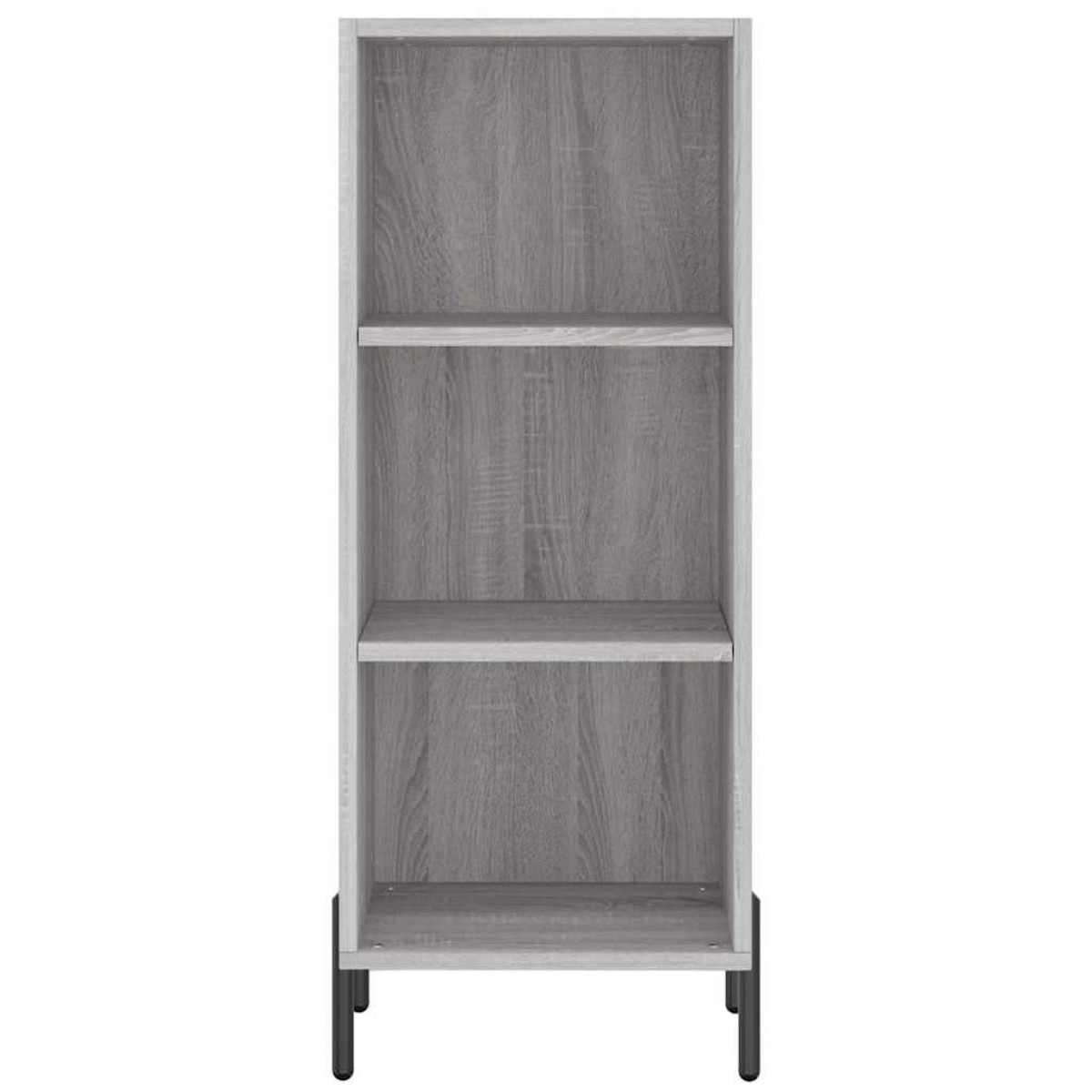 vidaXL Μπουφές Sonoma Γκρι 34,5 x 34 x 180 εκ. από Επεξεργασμένο Ξύλο