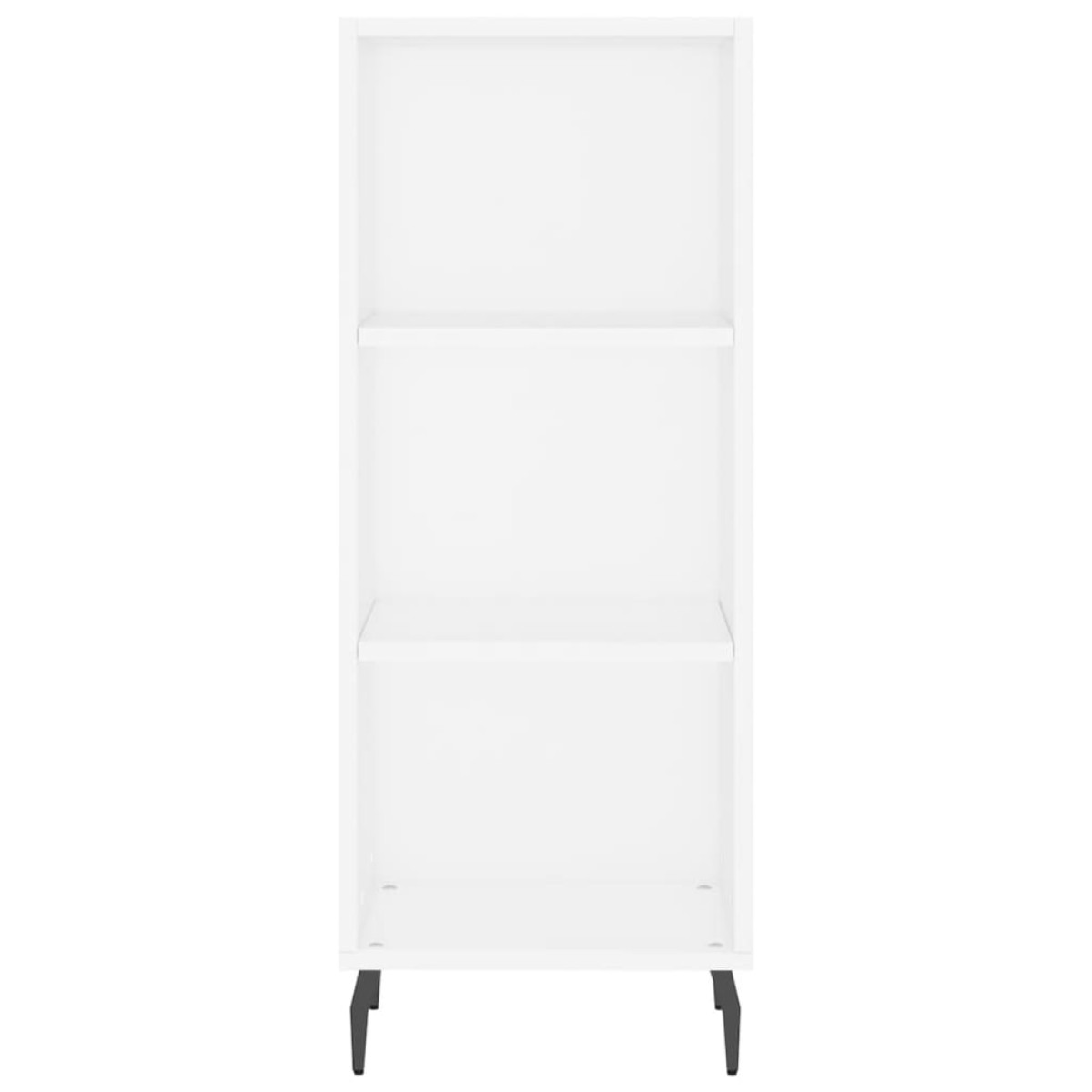 vidaXL Ντουλάπι Λευκός 34,5 x 34 x 180 εκ. από Επεξεργασμένο Ξύλο