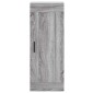 vidaXL Μπουφές Sonoma Γκρι 34,5 x 34 x 180 εκ. από Επεξεργασμένο Ξύλο