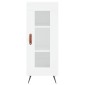 vidaXL Ντουλάπι Λευκός 34,5 x 34 x 180 εκ. από Επεξεργασμένο Ξύλο