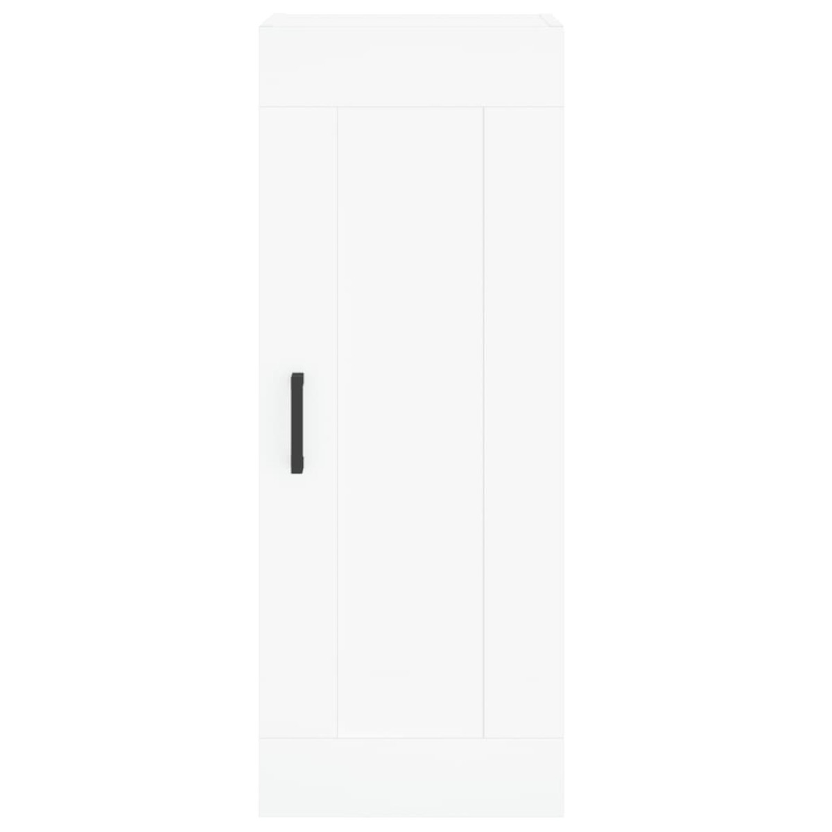 vidaXL Ντουλάπι Λευκός 34,5 x 34 x 180 εκ. από Επεξεργασμένο Ξύλο