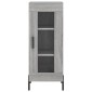 vidaXL Μπουφές Sonoma Γκρι 34,5 x 34 x 180 εκ. από Επεξεργασμένο Ξύλο