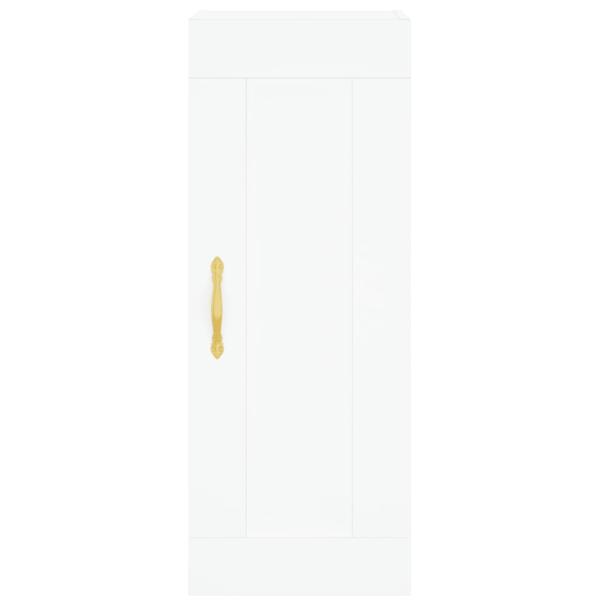 vidaXL Ντουλάπι Λευκός 34,5 x 34 x 180 εκ. από Επεξεργασμένο Ξύλο