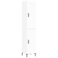 vidaXL Ντουλάπι Λευκός 34,5 x 34 x 180 εκ. από Επεξεργασμένο Ξύλο