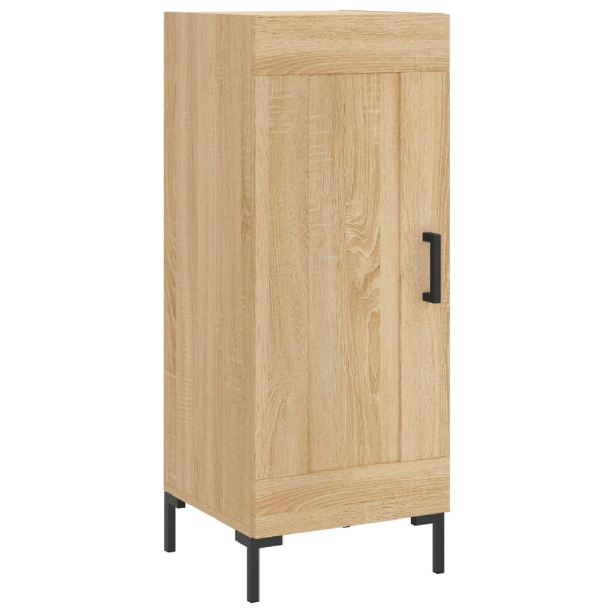 vidaXL Μπουφές Sonoma δρυς 34,5 x 34 x 180 εκ. από Επεξεργασμένο Ξύλο