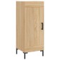 vidaXL Μπουφές Sonoma δρυς 34,5 x 34 x 180 εκ. από Επεξεργασμένο Ξύλο