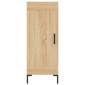 vidaXL Μπουφές Sonoma δρυς 34,5 x 34 x 180 εκ. από Επεξεργασμένο Ξύλο