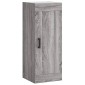 vidaXL Μπουφές Sonoma Γκρι 34,5 x 34 x 180 εκ. από Επεξεργασμένο Ξύλο