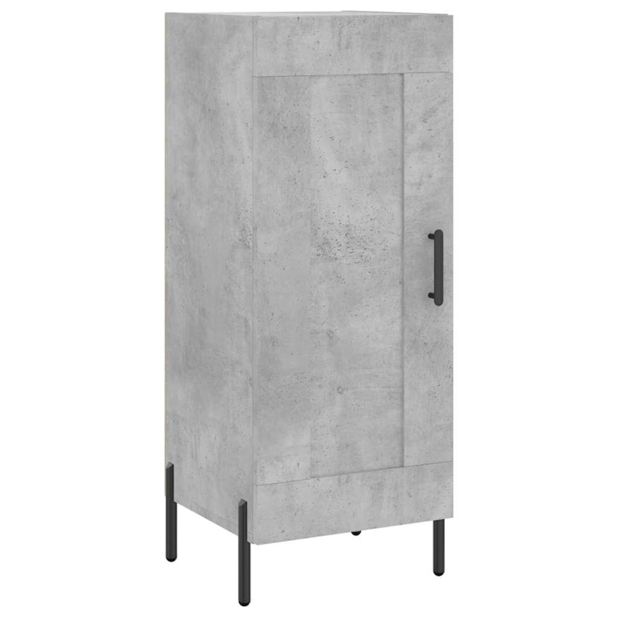 vidaXL Ντουλάπι Γκρι Σκυροδέματος 34,5x34x180 εκ. Επεξεργασμένο Ξύλο