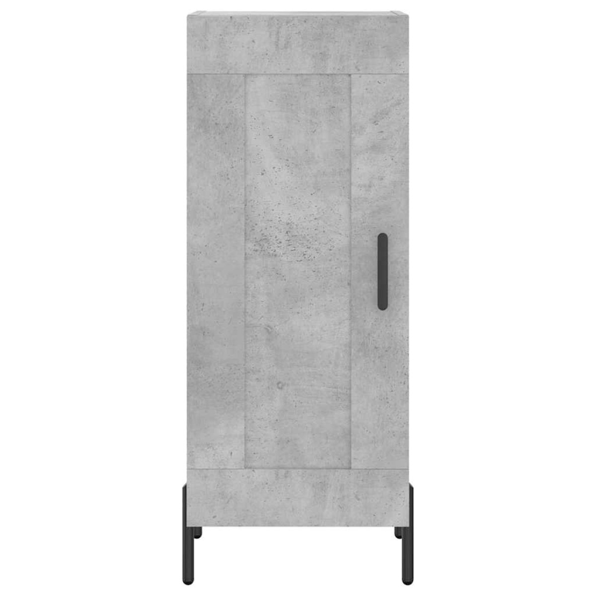 vidaXL Ντουλάπι Γκρι Σκυροδέματος 34,5x34x180 εκ. Επεξεργασμένο Ξύλο