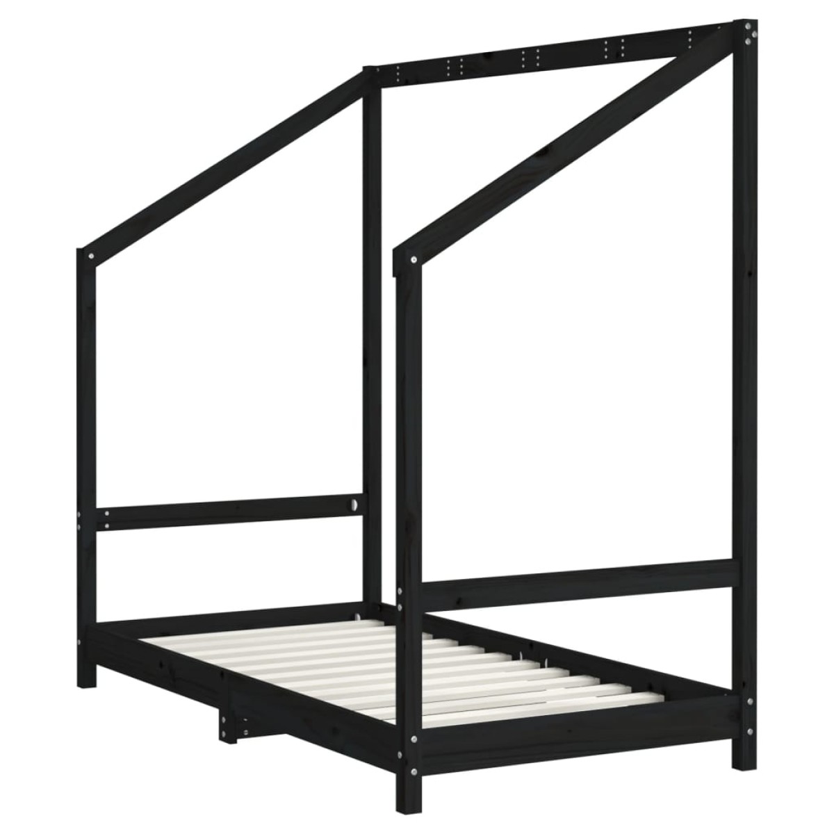 vidaXL Πλαίσιο Παιδικού Κρεβατιού 2x(80x160)εκ. Μασίφ Ξύλο Πεύκου