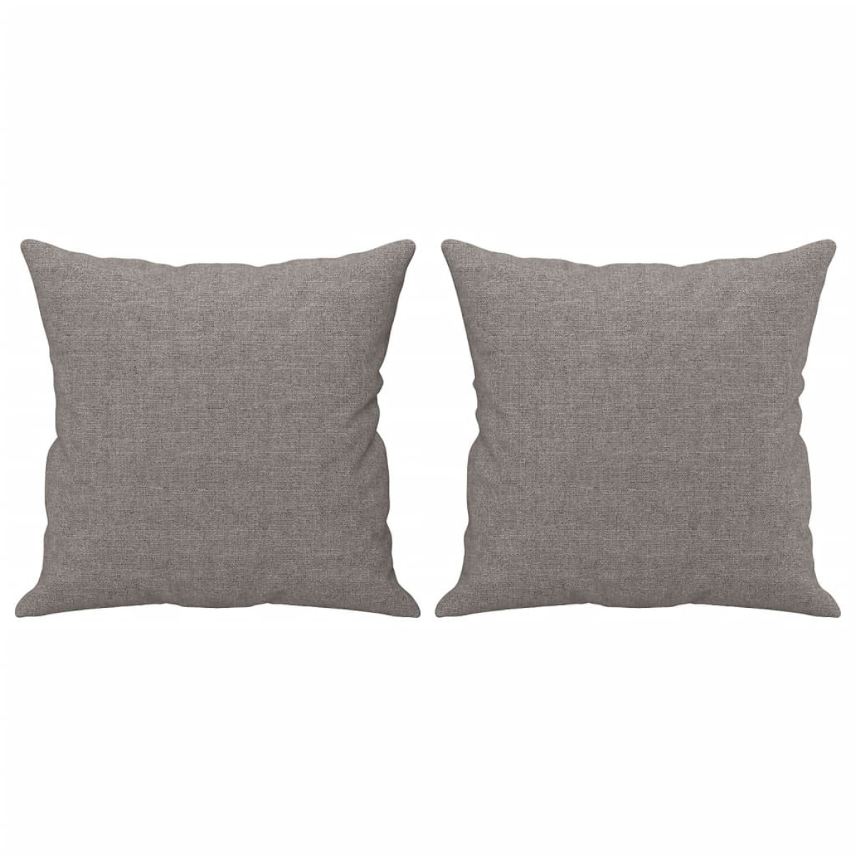vidaXL Καναπές Διθέσιος Taupe 120 εκ. Υφασμάτινος Διακ. Μαξιλάρια
