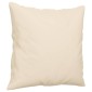 vidaXL Καναπές Τριθέσιος Beige 180 εκ. από Μικροΐνες με Μαξιλάρια