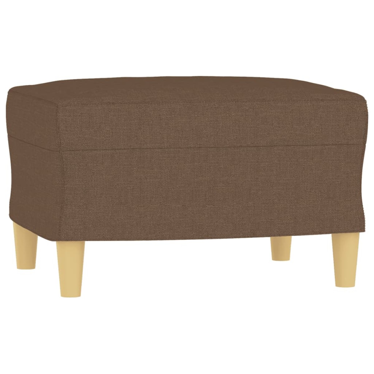 vidaXL Πολυθρόνες Σετ 4 Τεμαχίων Καφέ από Ύφασμα με Μαξιλάρια