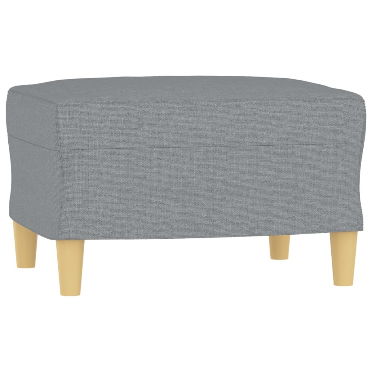 vidaXL Σετ Σαλονιού 3 Τεμαχίων Ανοιχτό Γκρι Υφασμάτινο με Μαξιλάρια