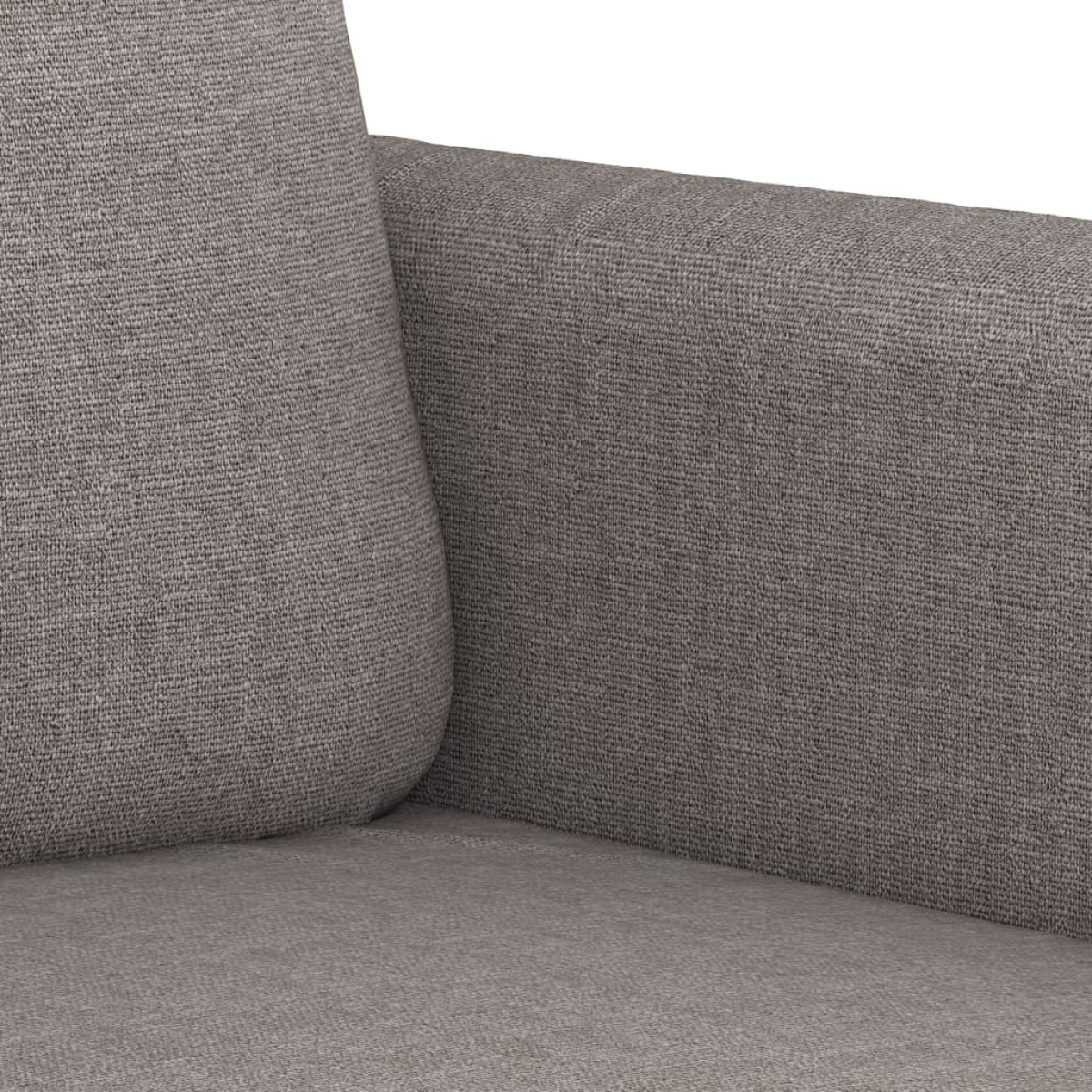 vidaXL Σετ Σαλονιού 2 Τεμαχίων Taupe από Ύφασμα Μικροϊνών με Μαξιλάρια