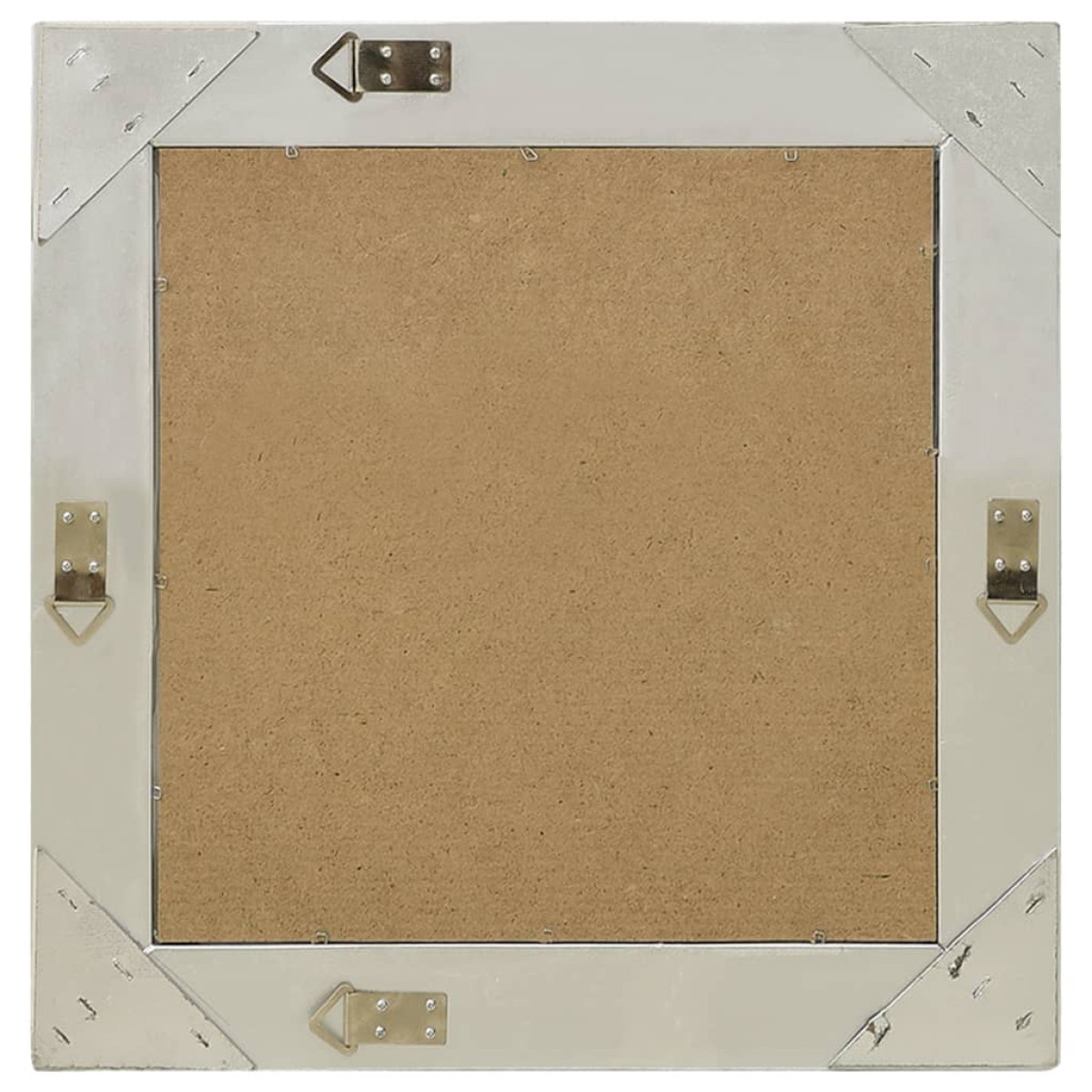 vidaXL Καθρέφτης Τοίχου με Μπαρόκ Στιλ Ασημί 50 x 50 εκ.