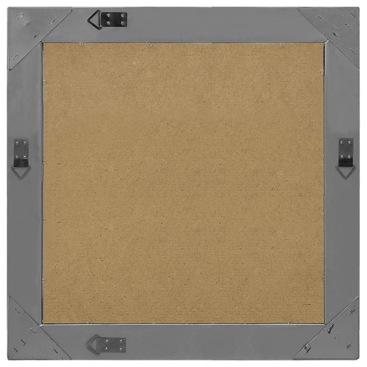 vidaXL Καθρέφτης Τοίχου με Μπαρόκ Στιλ Μαύρος 60 x 60 εκ.