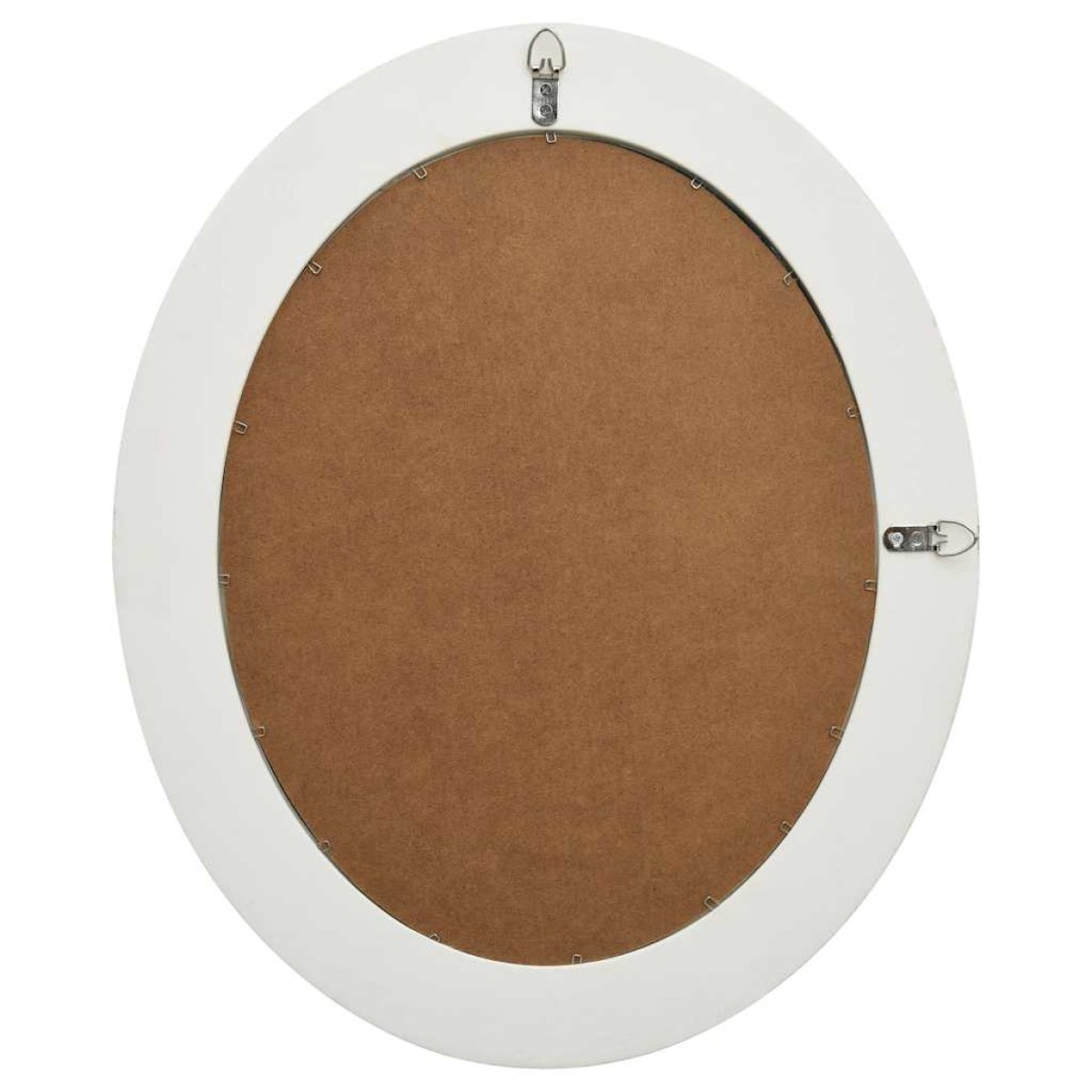 vidaXL Καθρέφτης Τοίχου με Μπαρόκ Στιλ Λευκός 50 x 60 εκ.