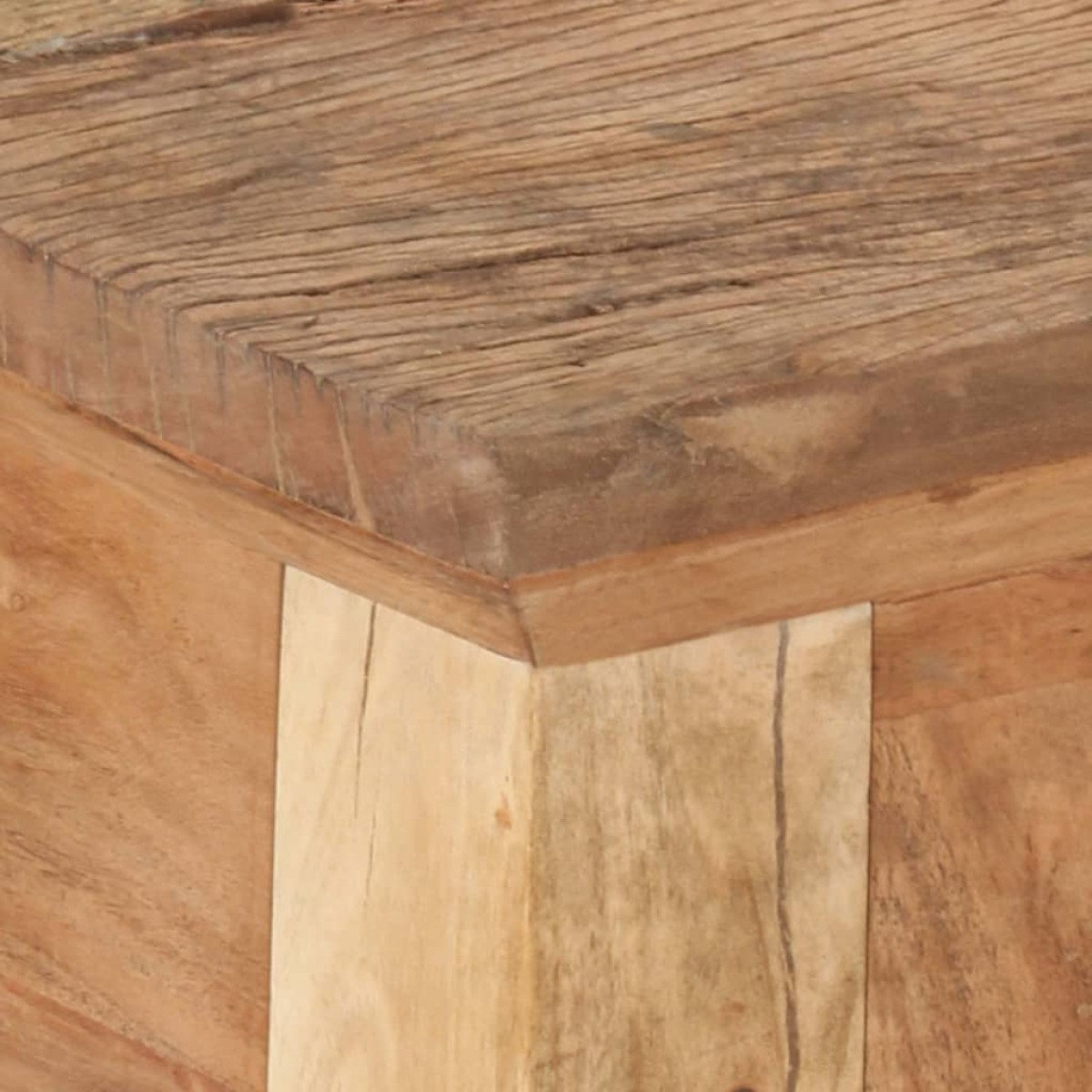 vidaXL Κονσόλα 90,5x30x75 εκ. Μασίφ Ξύλο Ακακίας και Ανακυκλωμένο Ξύλο